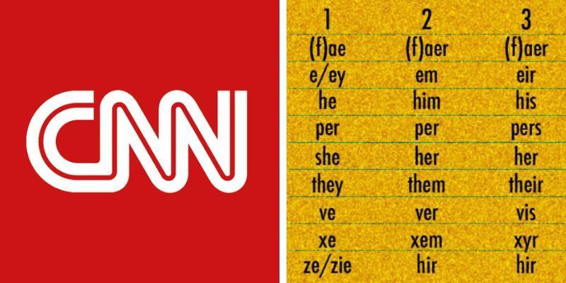 CNN mercilessly MOCKED after it posted guide for 'neopronouns' from 'ae to ze'