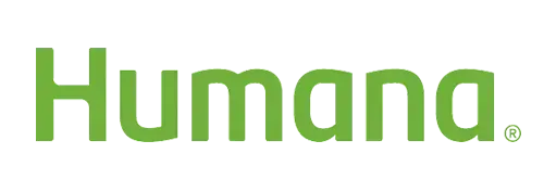 The humana logo is green and white on a white background.