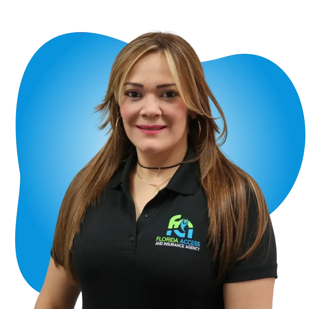 A woman wearing a black shirt that says fsl on it