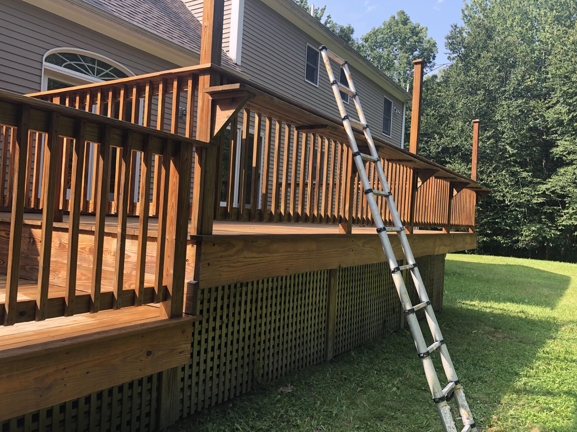 Wooden Deck — Freeport, ME — Costello Coatings