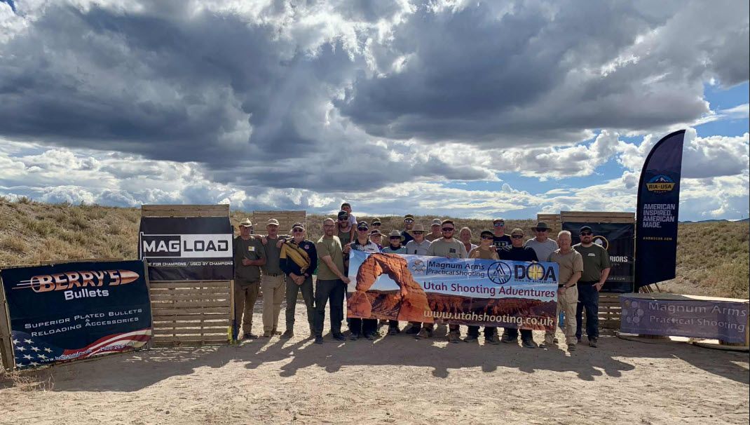 Group of UK Shooters on our last Utah Shooting Adventure