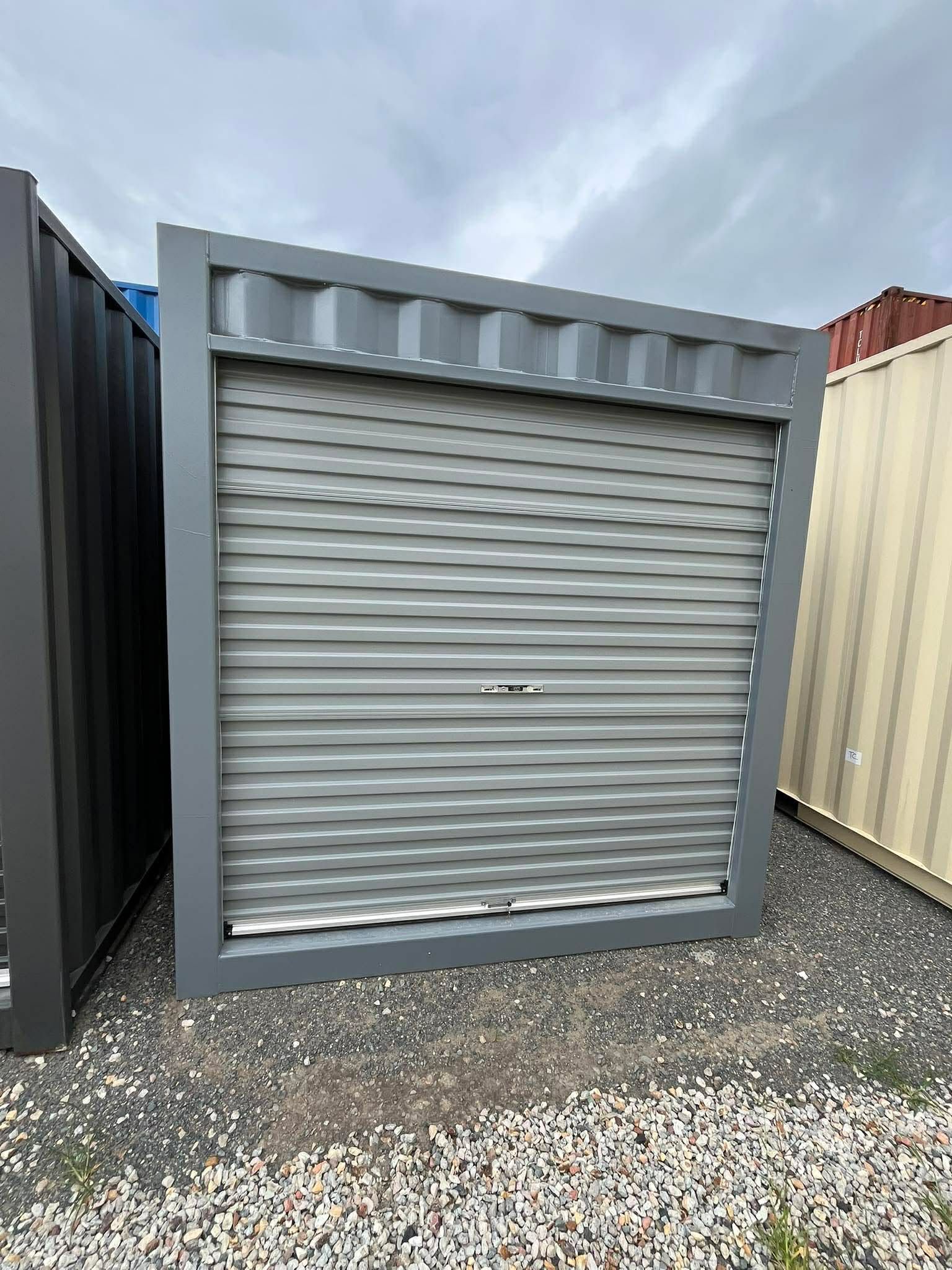 10ft Container Painted with Roller Door - Brisbane