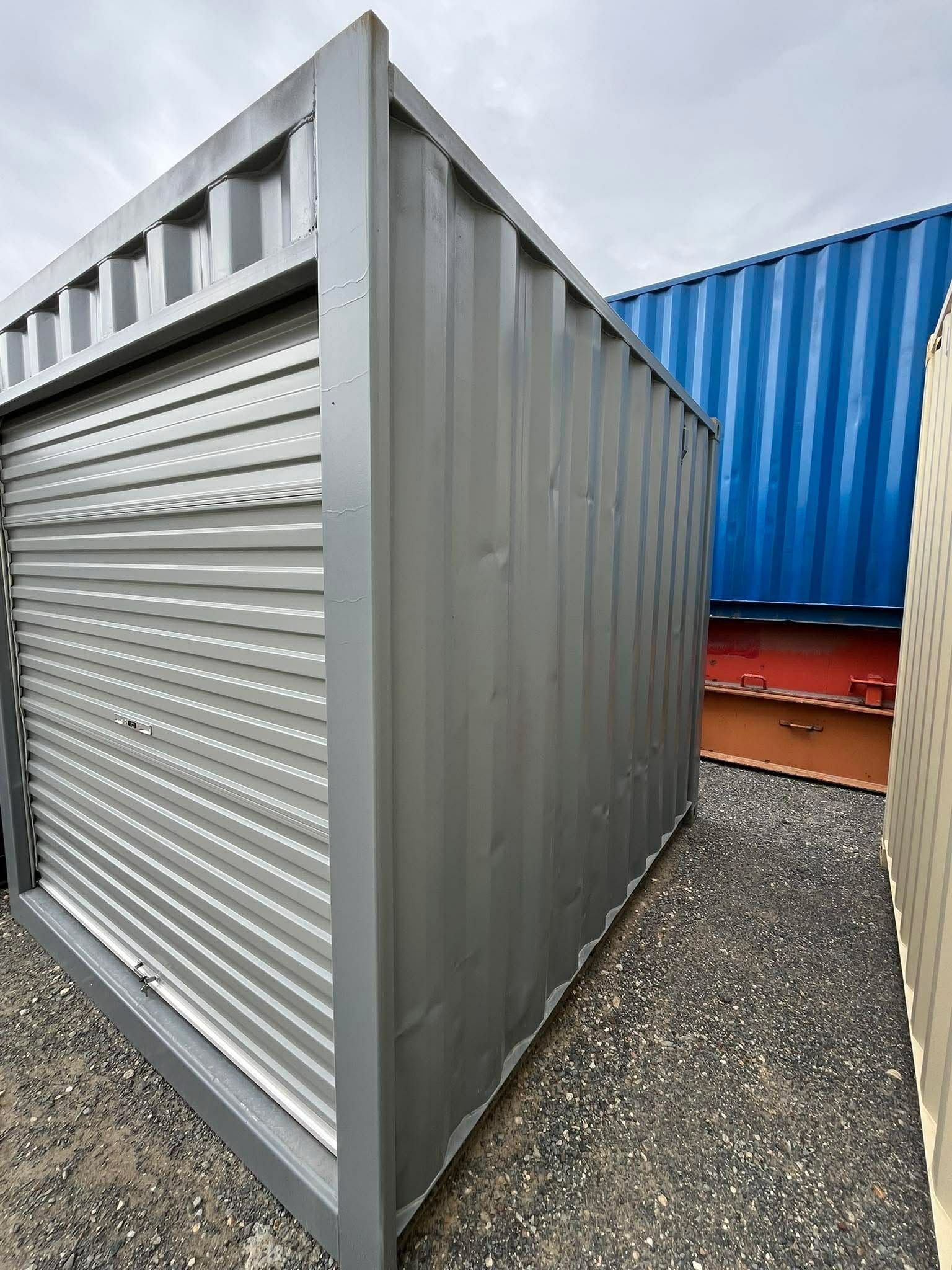 10ft Container Painted with Roller Door - Brisbane