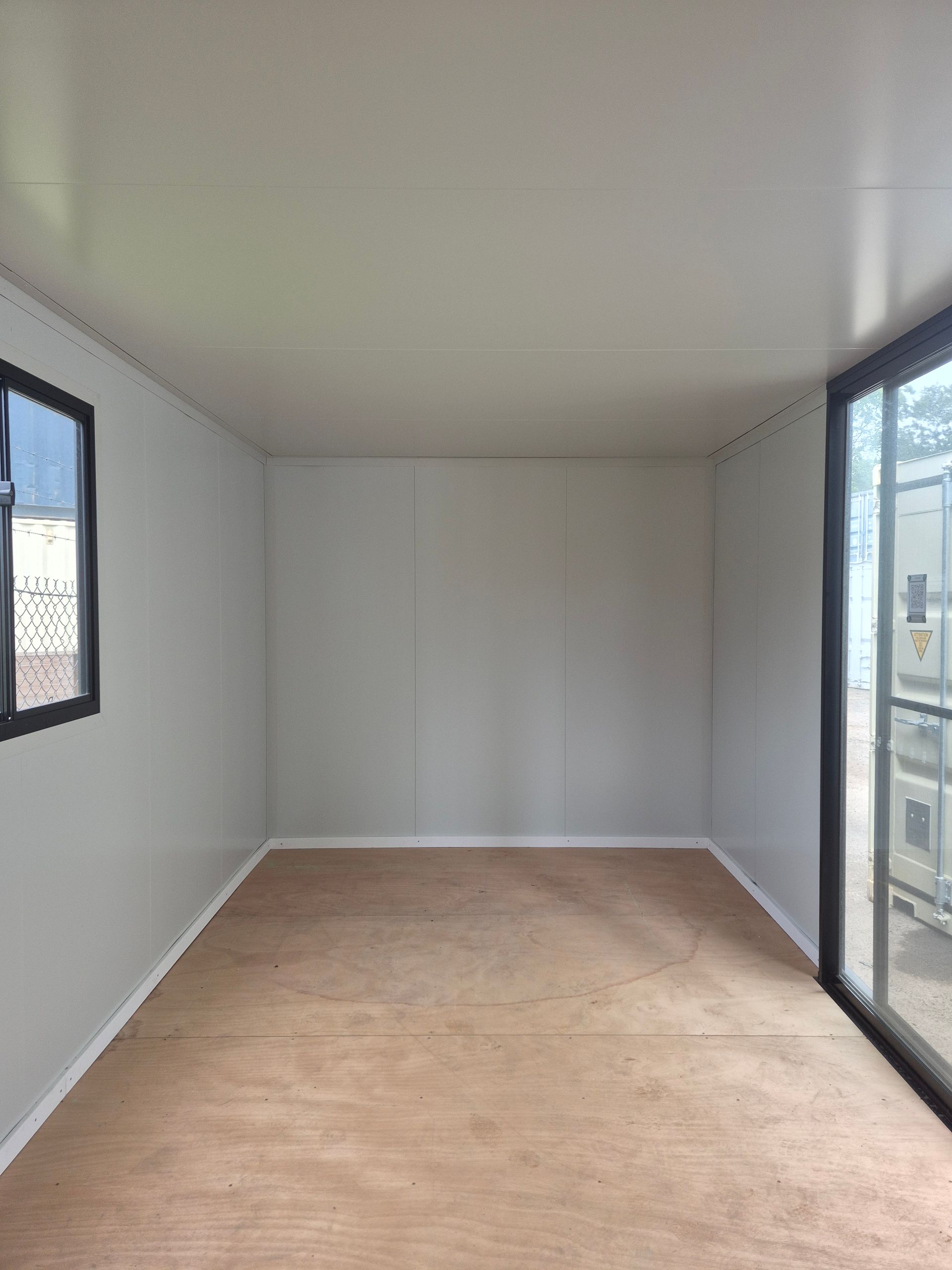 6x3 Portable Building - Basic with Glass Sliding Door