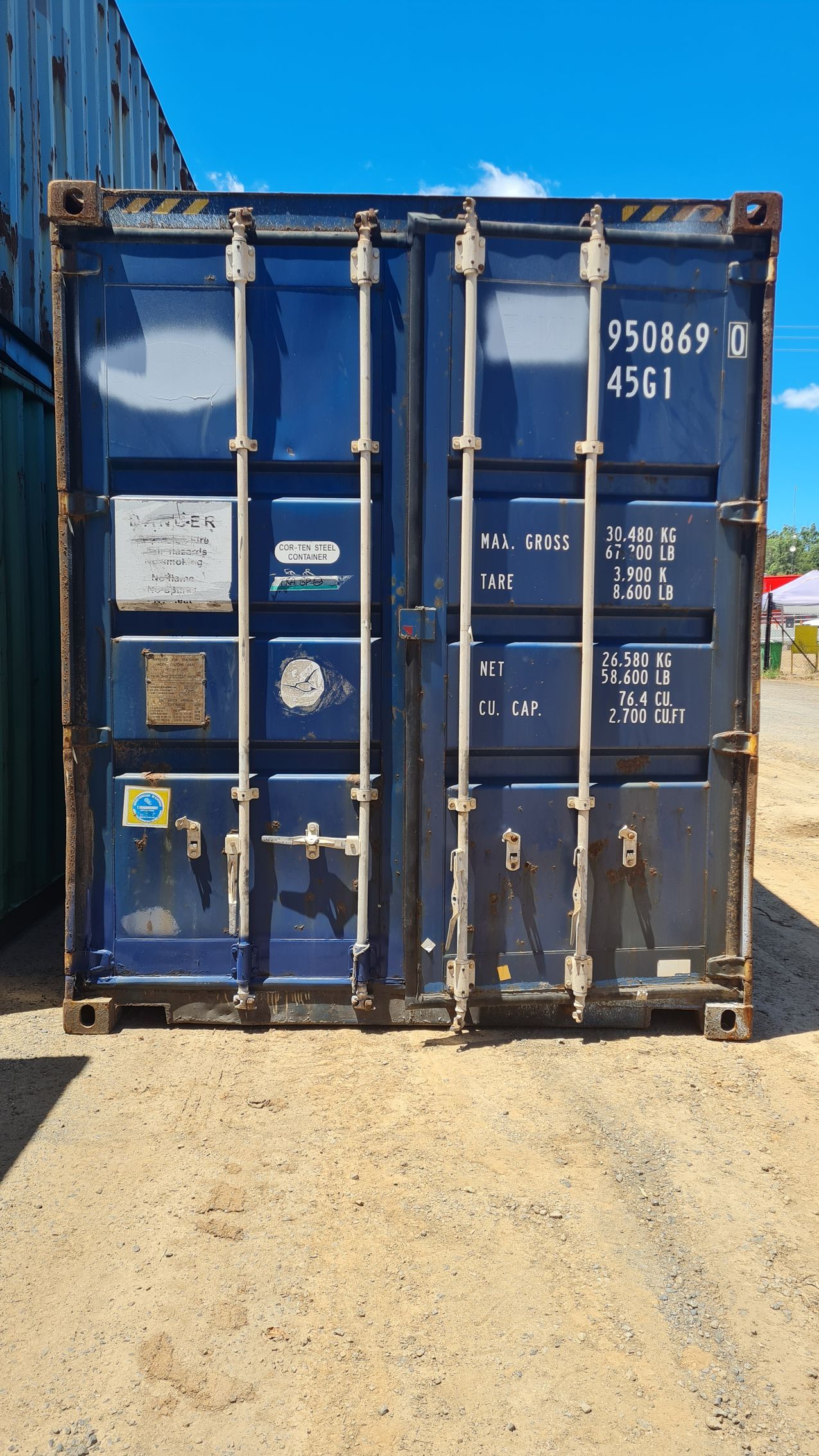 40ft B-Grade High-Cube Shipping Container