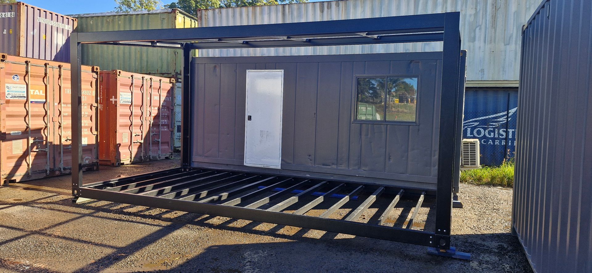6m x 3m Skillion Roof Flat Pack Steel Frame – Fast & Easy Build!