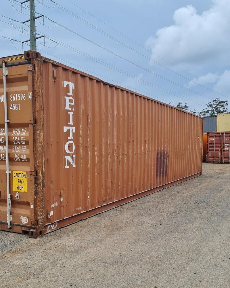Triton Shipping Container in a Parking Lot — East Coast Containers Shipping Containers and Transport in Brisbane, QLD