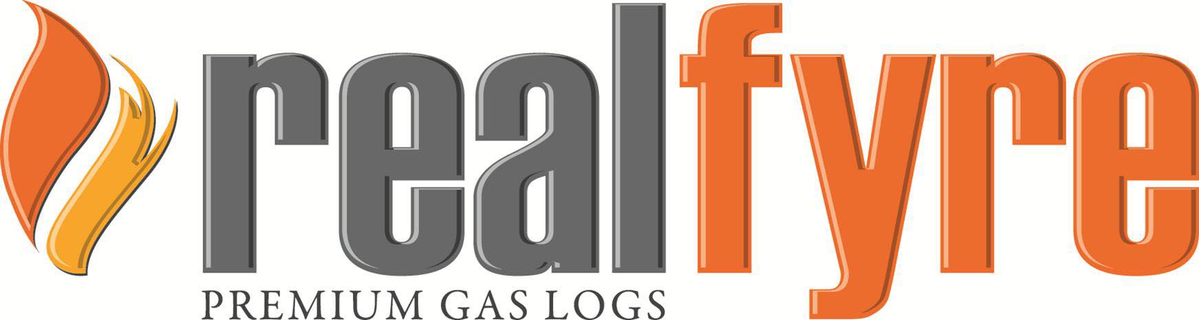 realfyre premium gas logs brand logo