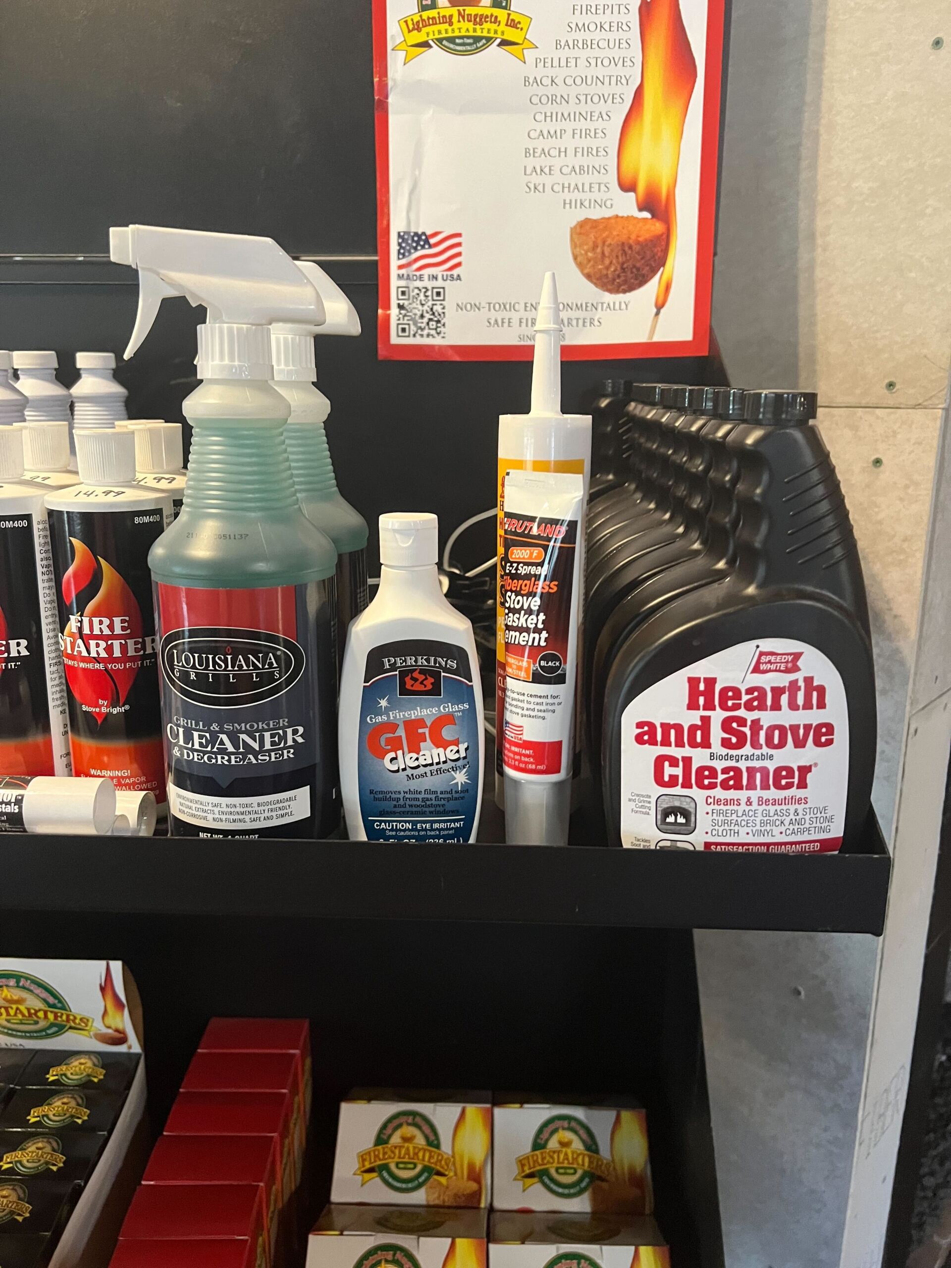 Hearth and stove cleaner