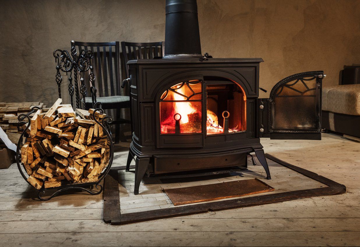 wood burning stove