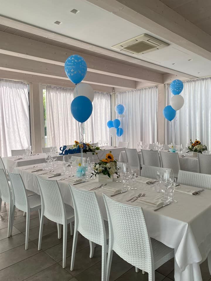 allestimento con palloncini