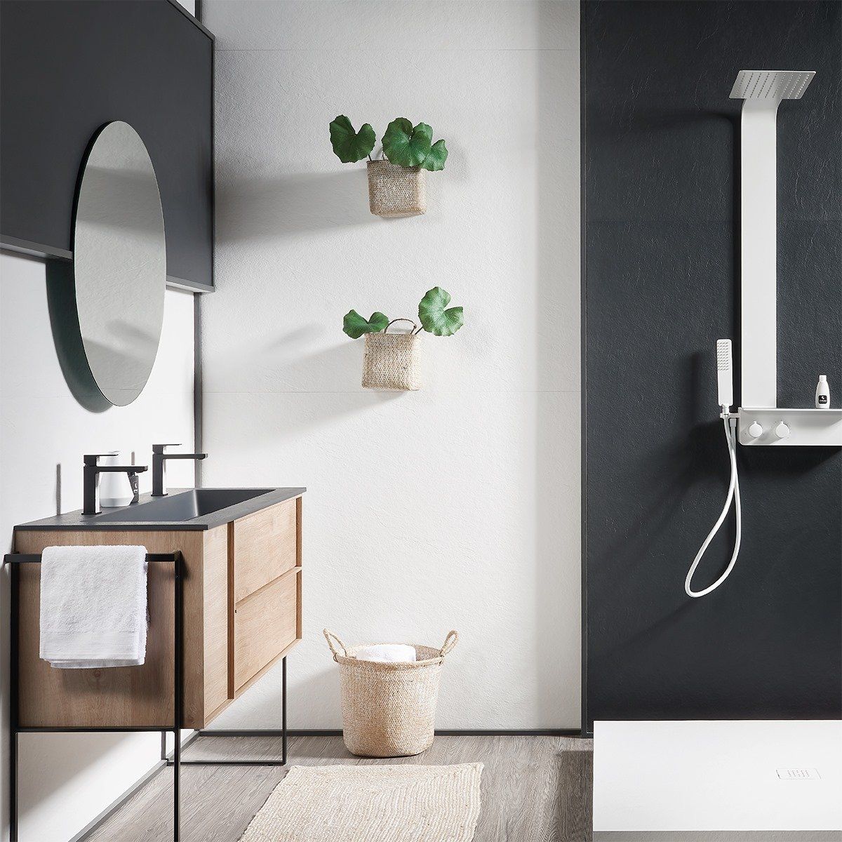 Image of minimalistic bathroom sink