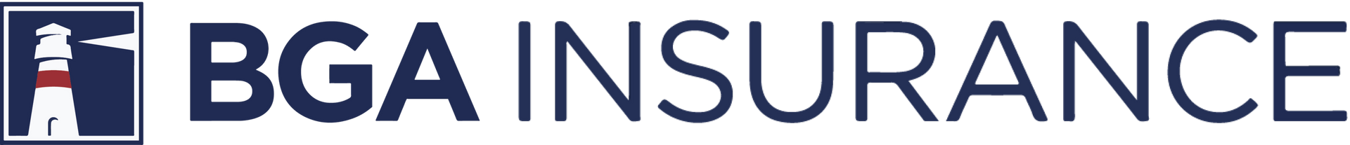 BGA INSURANCE logo with a lighthouse.