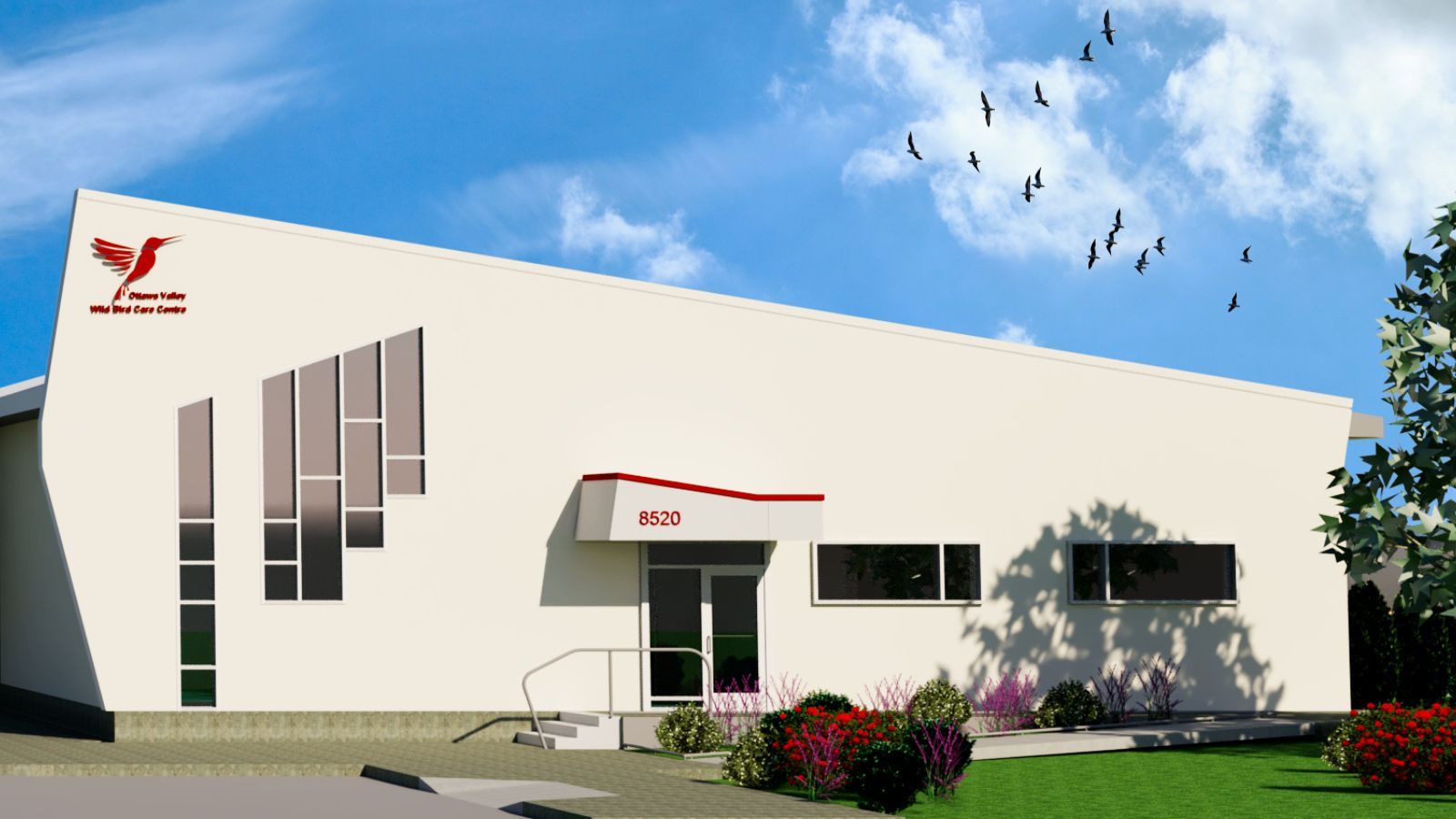 Rendering of new facility