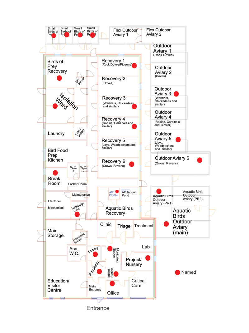 Floor plan for naming