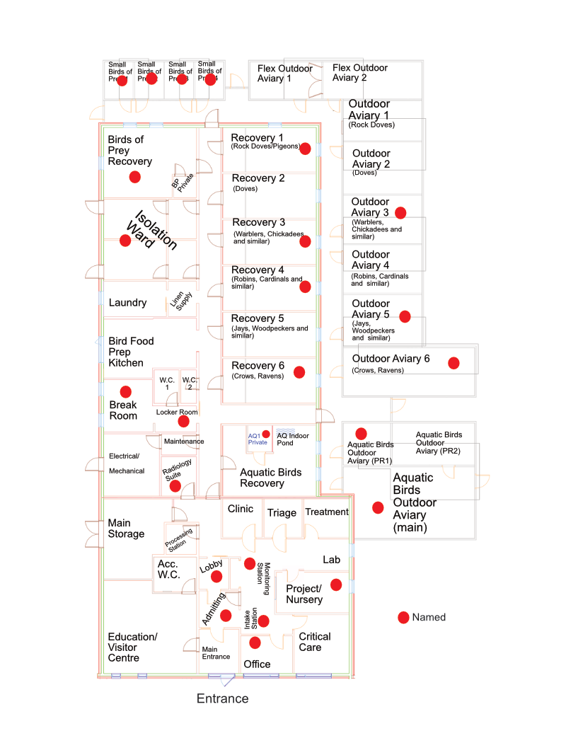 Floor plan for naming