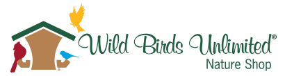 The logo for wild birds unlimited nature shop
