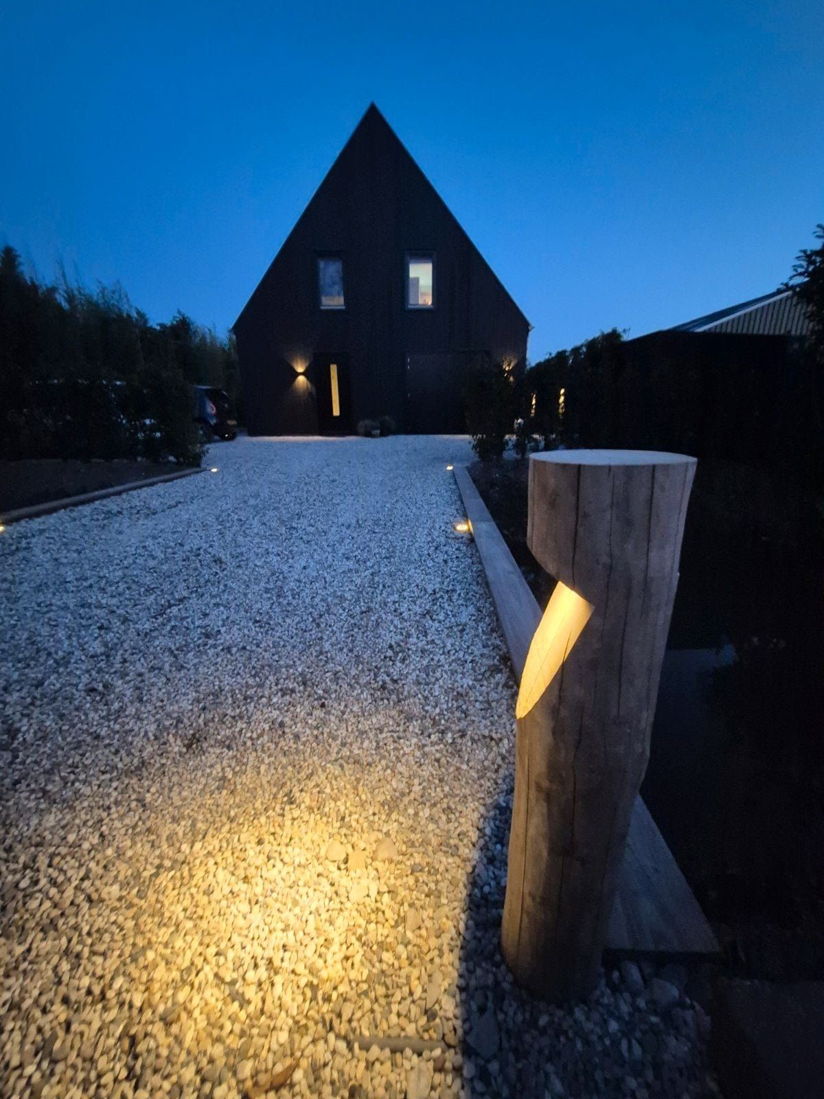 Sfeerbeeld met tuinlamp Forte