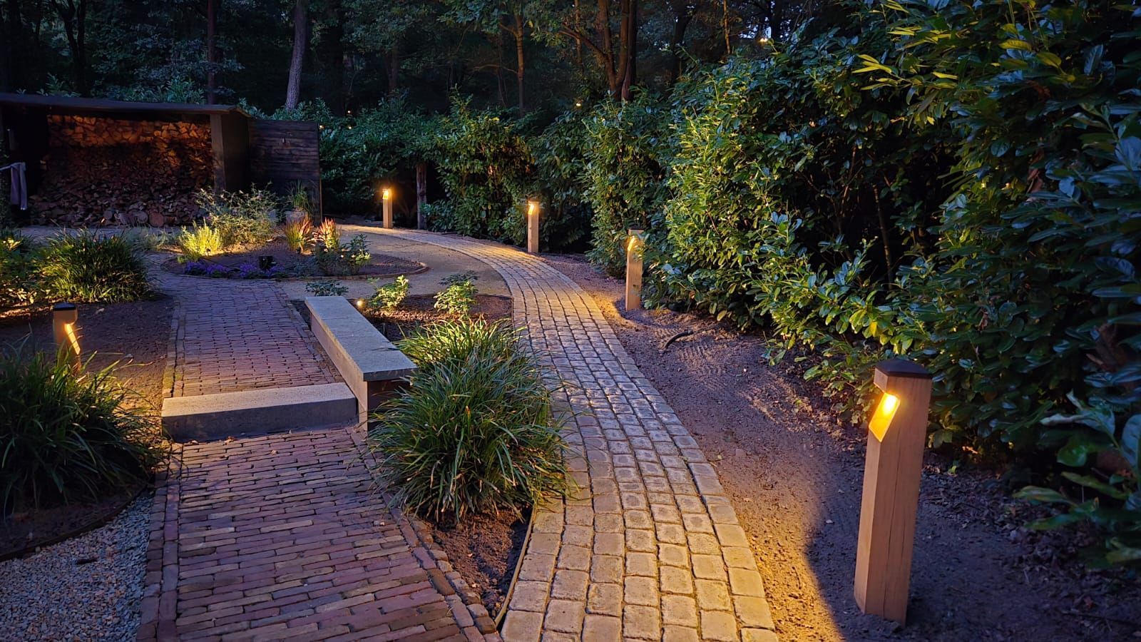 Tuinlamp Classica als pad verlichting