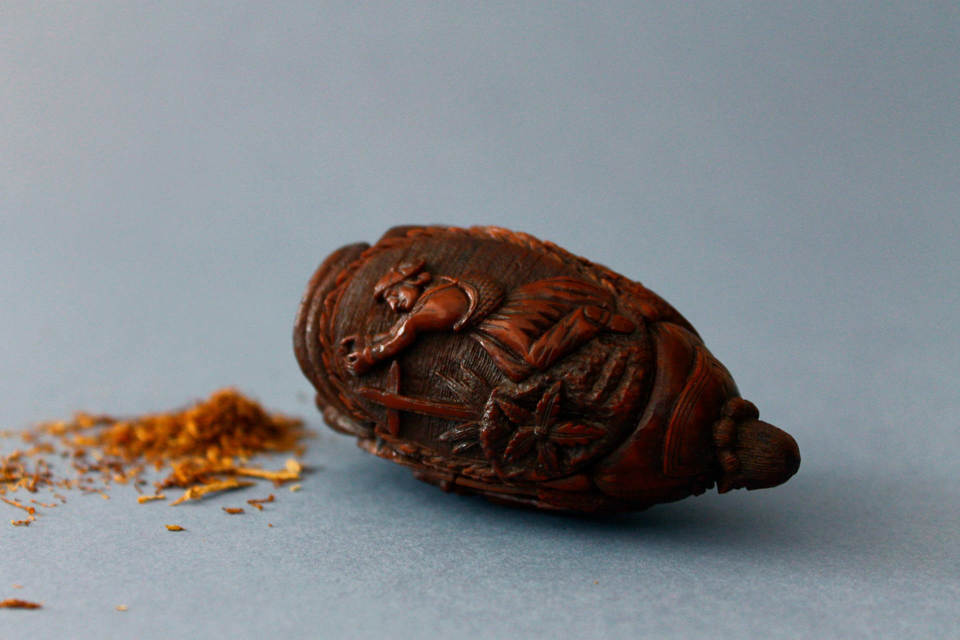 Tabacchiera in legno