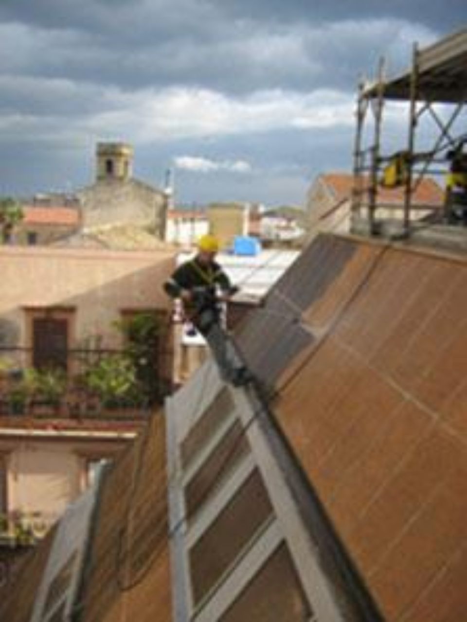 riparazione tetto in quota