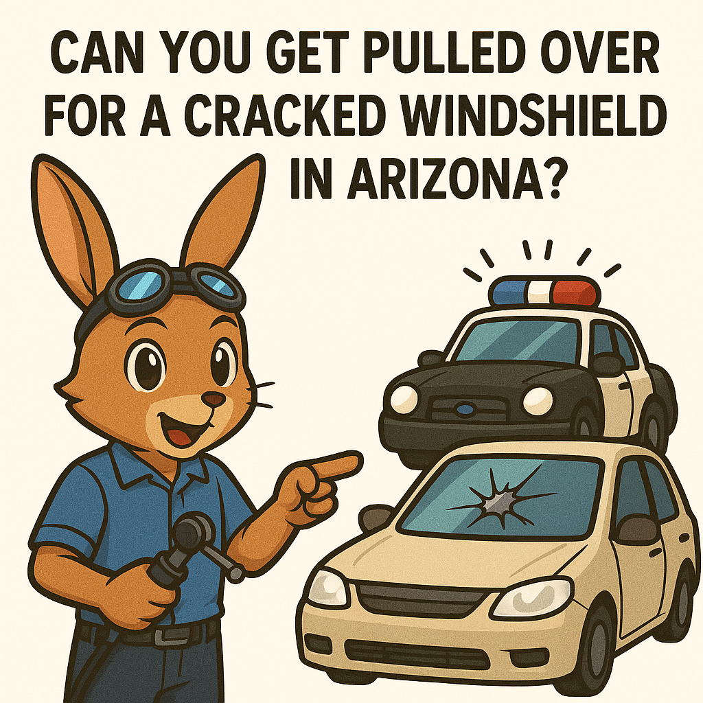 Can you get pulled over for a cracked windshield in Arizona