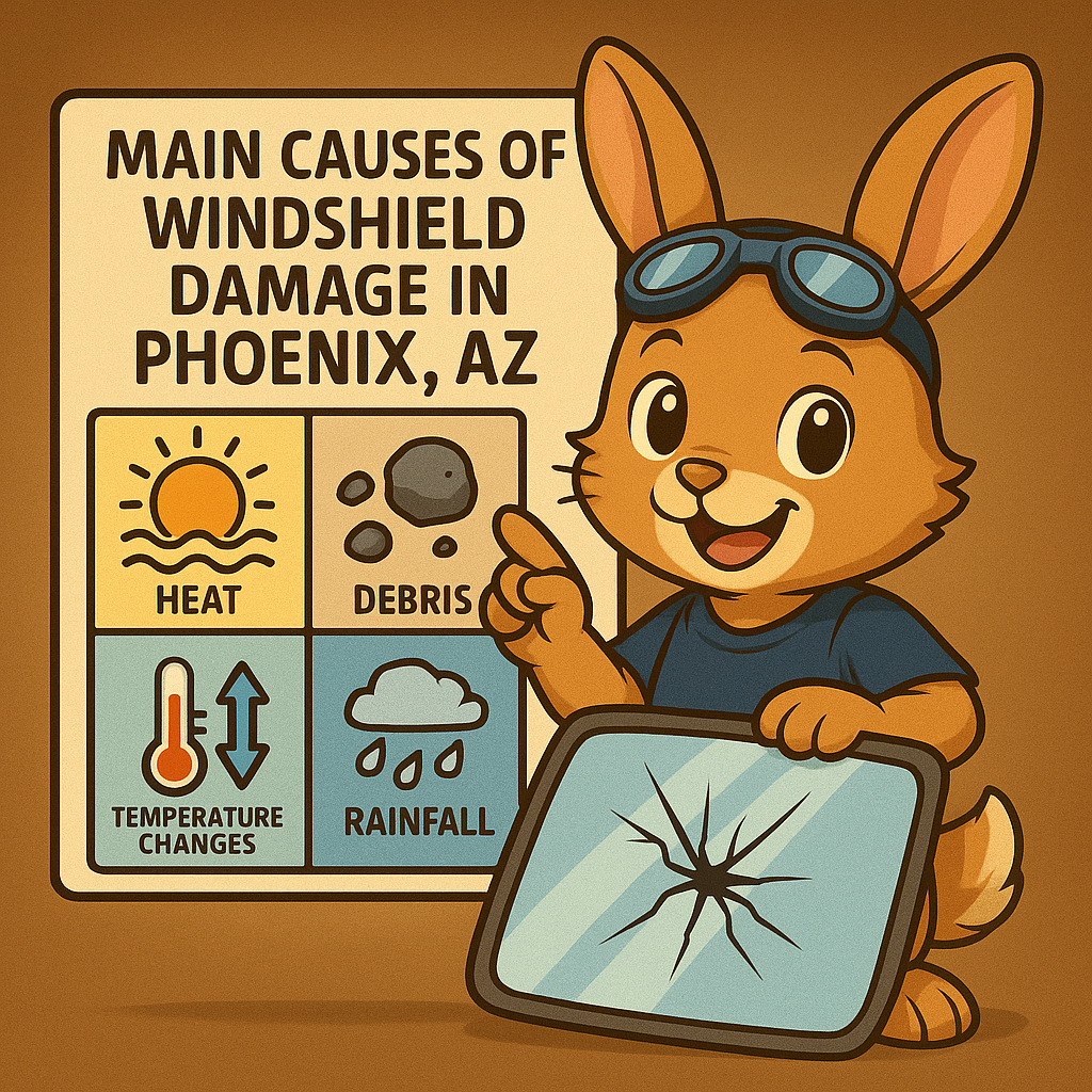 Main Causes of Windshield Damage in Phoenix, AZ