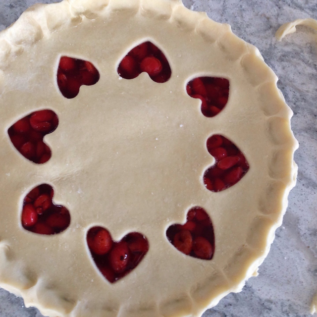 Hearts Pie Top Cutter