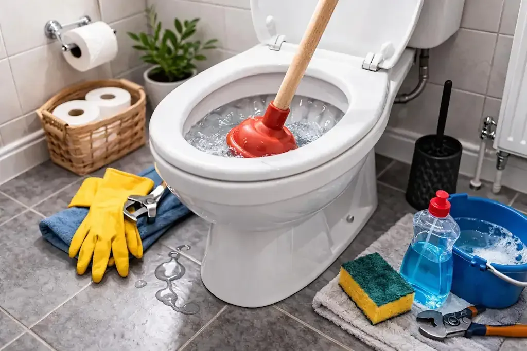 How To Unblock a Blocked Toilet