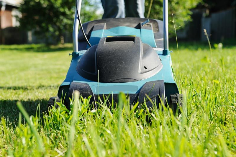 An example of a lawn mower in need of lawn mower spare parts in Perth