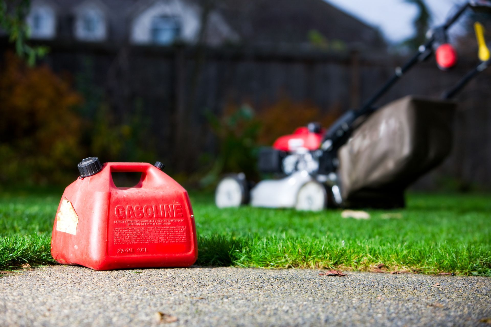 An example of a lawn mower in need of lawn mower spare parts in Perth