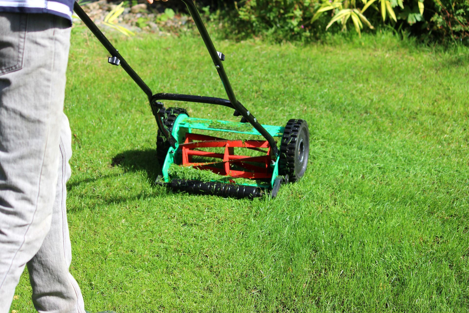 An example of a lawn mower in need of lawn mower spare parts in Perth