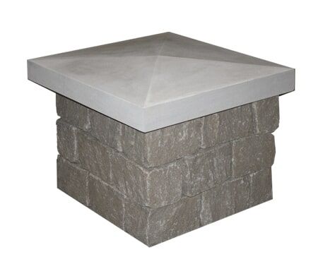 Indiana Limestone 4-Way Wash Cap in Mitchell, IN