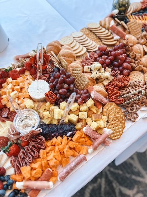 A table topped with a variety of fruits and vegetables.