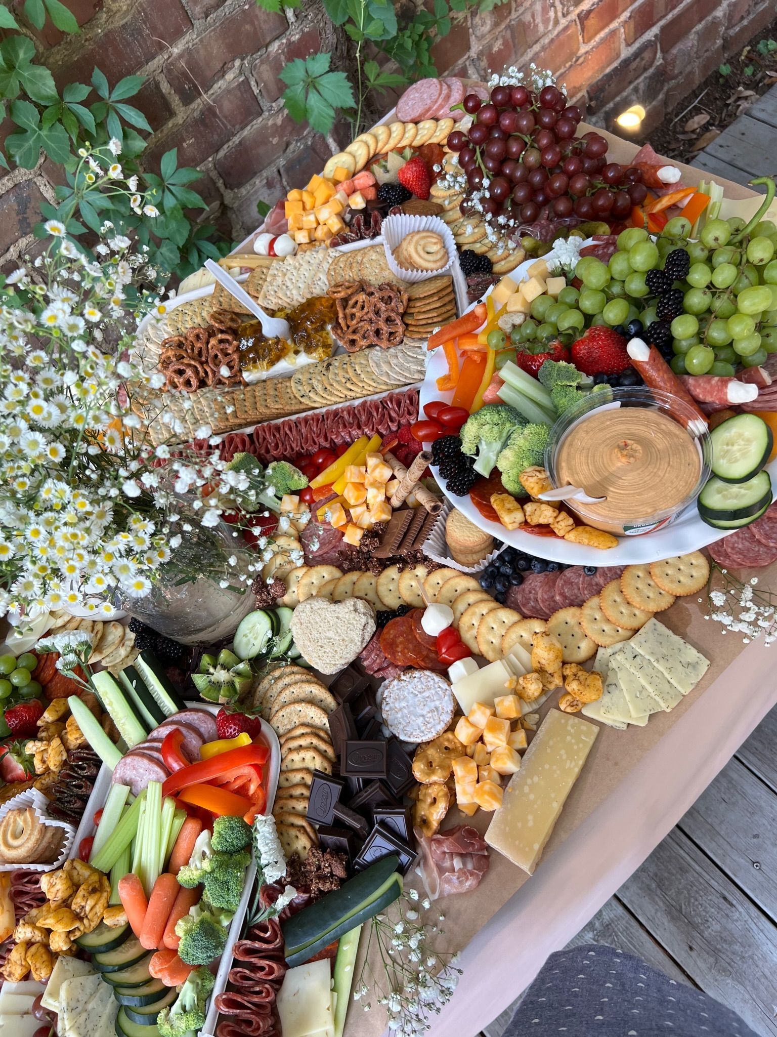 A table topped with a variety of fruits and vegetables.