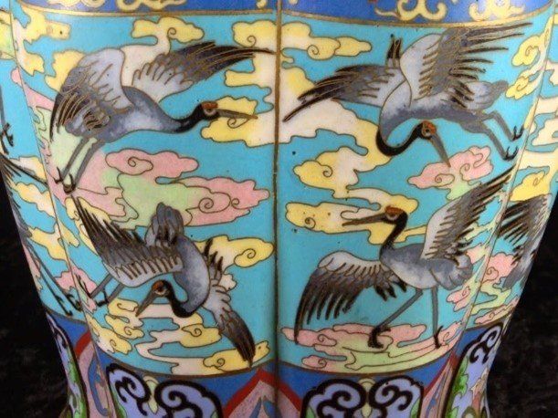 Cloisonne Vase Side Prints — Ft. Myers, FL — Gannon’s Antiques and Art