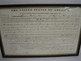 Old Letter Inside The Frame — Ft. Myers, FL — Gannon’s Antiques and Art
