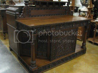 Server Sideboard Side View — Ft. Myers, FL — Gannon’s Antiques and Art