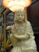 Alabaster Lamp Front View — Ft. Myers, FL — Gannon’s Antiques and Art