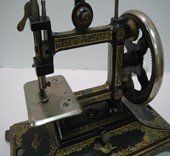 Miniature Sewing Machine Top Side View — Ft. Myers, FL — Gannon’s Antiques and Art