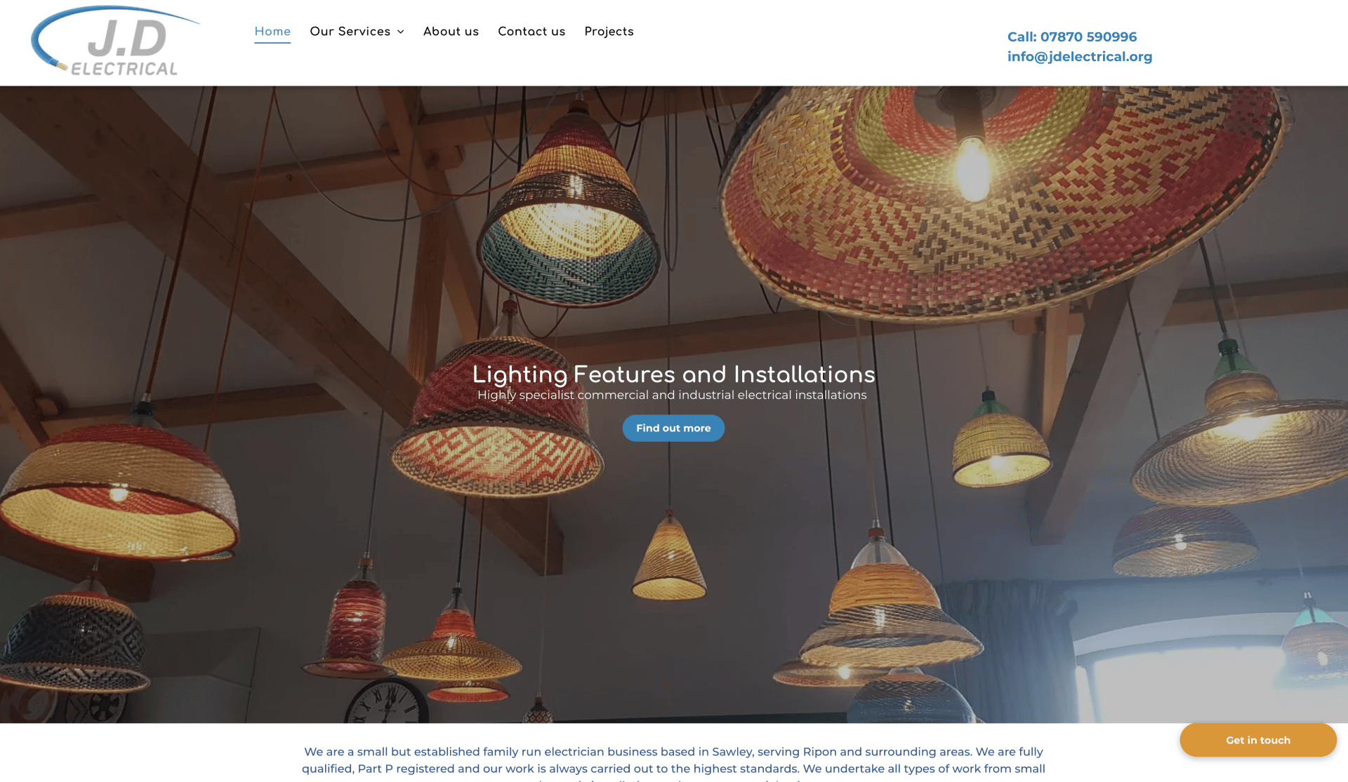 A bunch of lamps are hanging from the ceiling in a room.