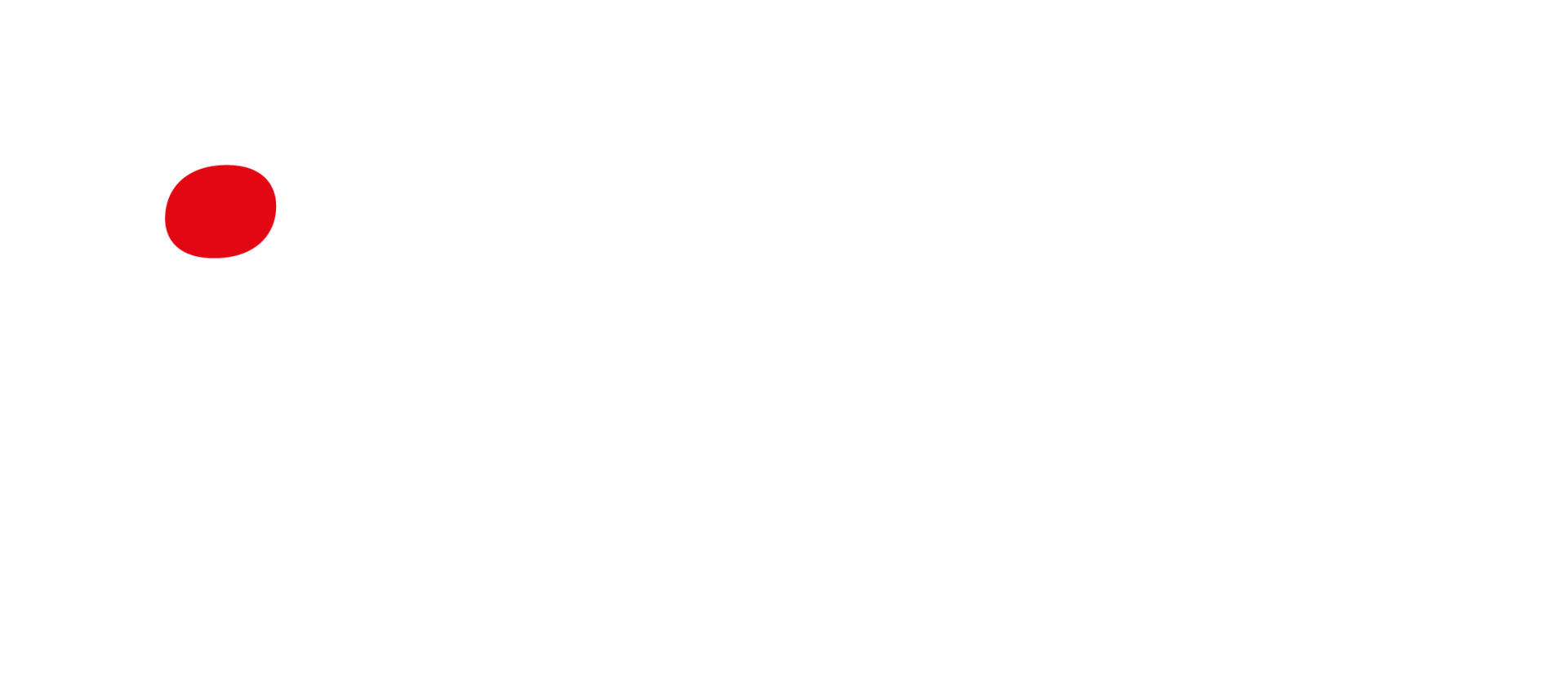 A red circle is floating in the air on a white background.