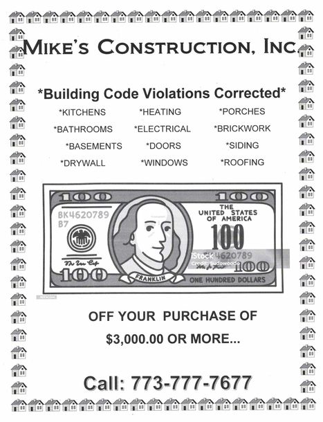 Building Code Violations Corrected | Chicago, IL | Mike's Construction Inc.