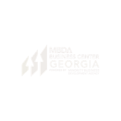 The mbda business center georgia logo is on a white background.