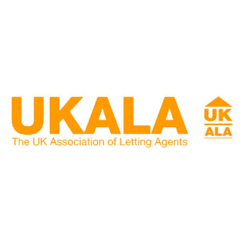 UKALA logo: orange text and logo, 
