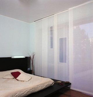 Tende a scorrimento per camera da letto