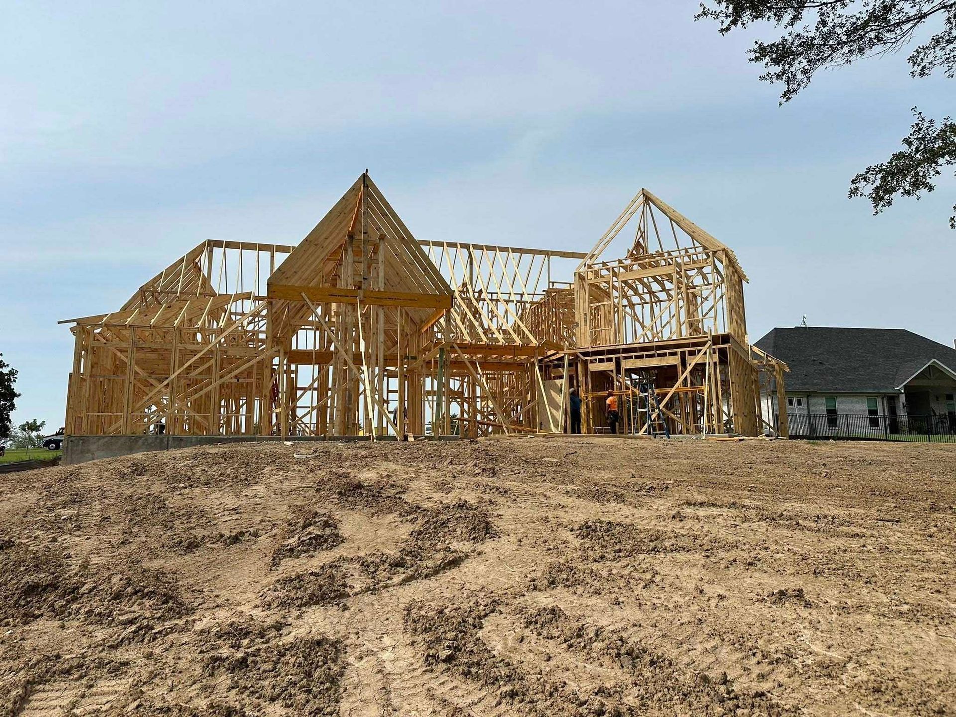 custom home framing construction North Texas