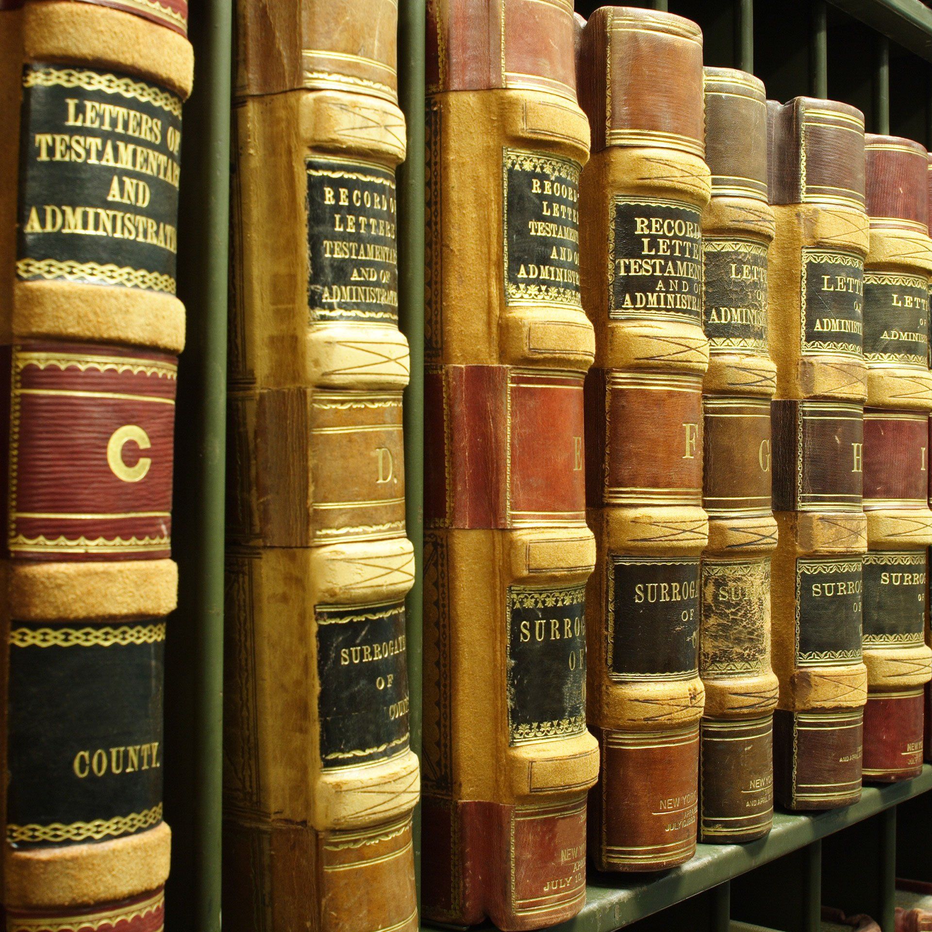 Books On Bookshelf — Charlottesville, VA — Skeen Law Offices