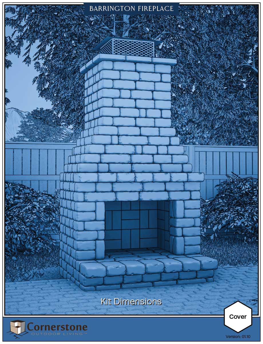 Barrington Fireplace Dimensions (PDF)
