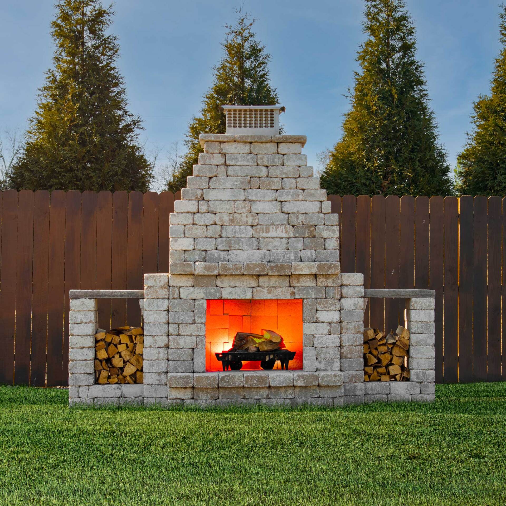 Affordable DIY Outdoor Fireplace Kits